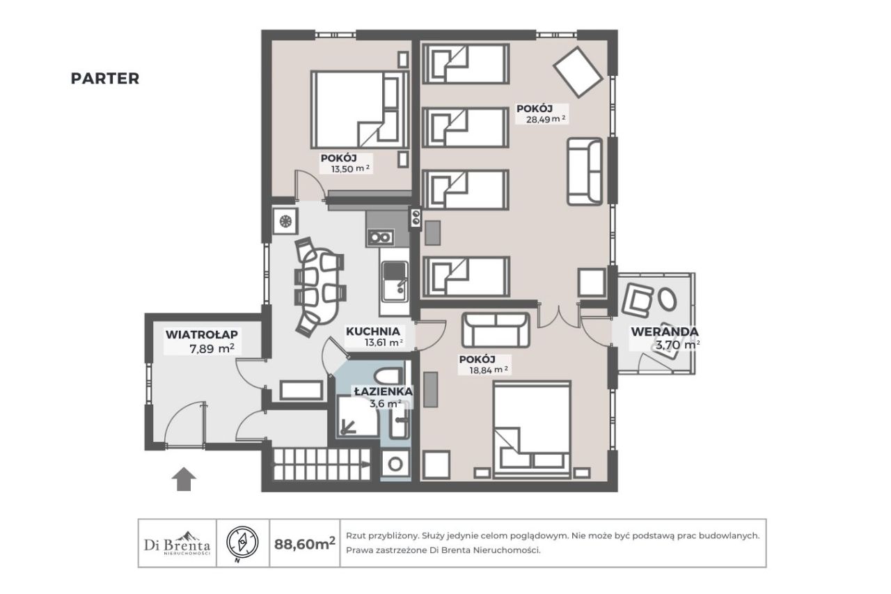 siedlisko, 6 pokoi Jatwieź Mała. Zdjęcie 19