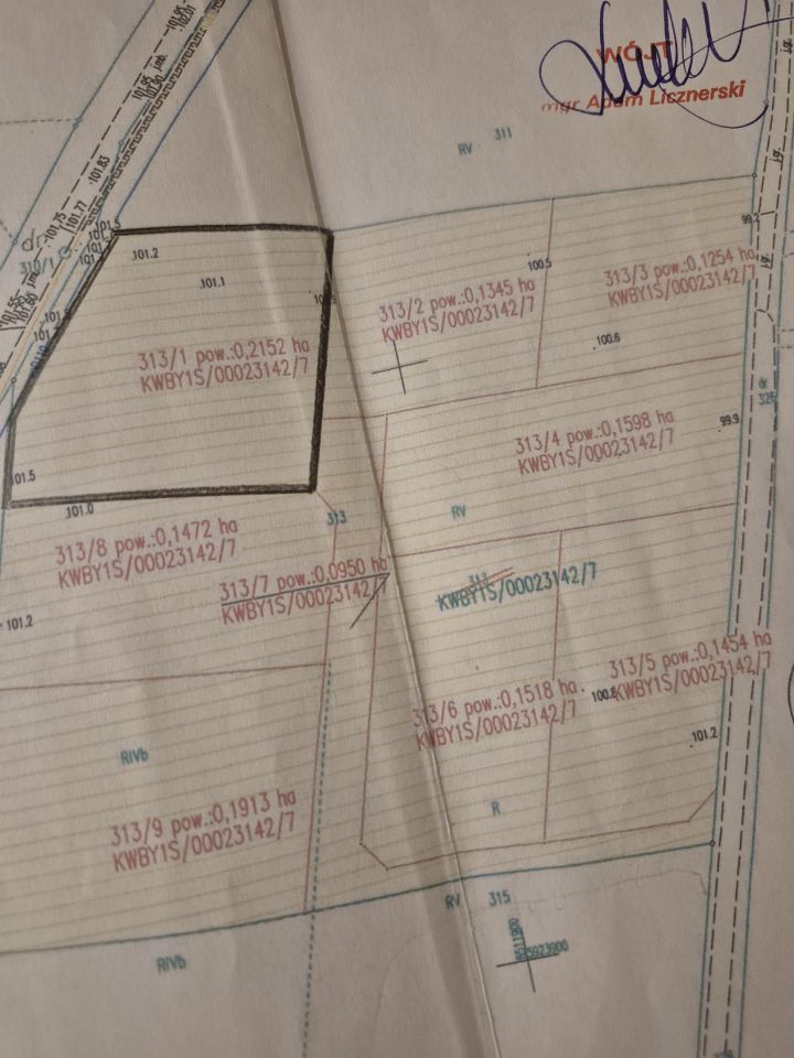 Działka budowlana Branica Za Lasem. Zdjęcie 2