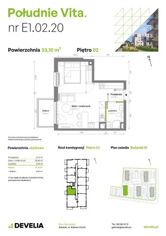 Mieszkanie 1-pokojowe Gdańsk Orunia Górna, ul. Kazimierza Wielkiego. Zdjęcie 7