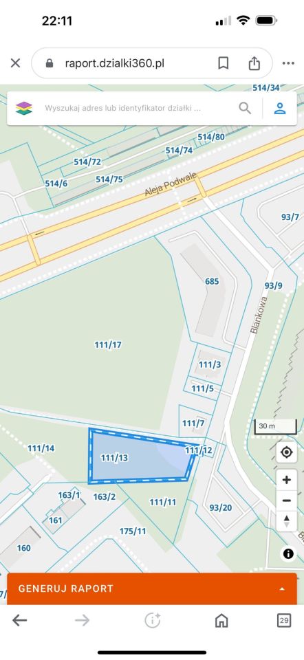 Działka budowlana Wałbrzych Podzamcze, ul. Blankowa. Zdjęcie 4