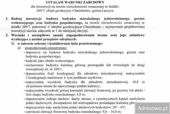 Działka budowlana Chmieleniec. Zdjęcie 5