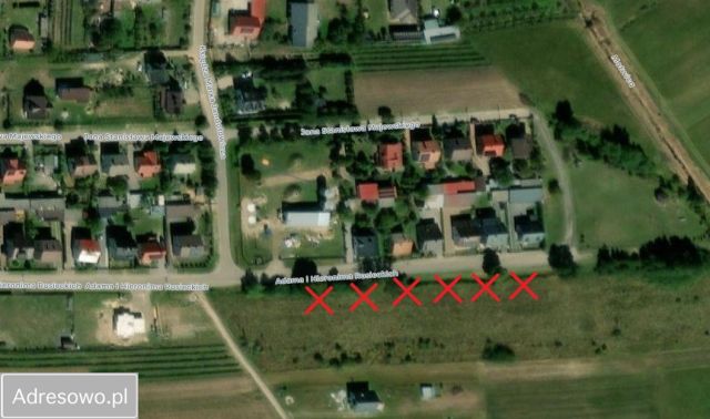 Działka budowlana Adamów, ul. Adama i Hieronima Rusieckich. Zdjęcie 1