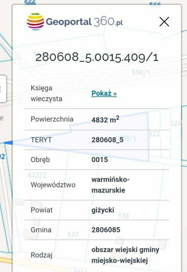 Działka budowlana Sterławki Wielkie. Zdjęcie 2