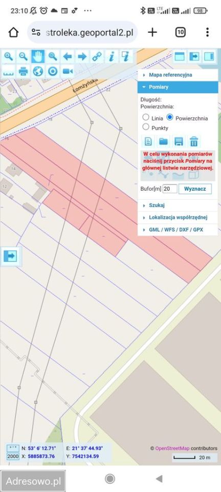 Działka inwestycyjna Ostrołęka, ul. Łomżyńska. Zdjęcie 3