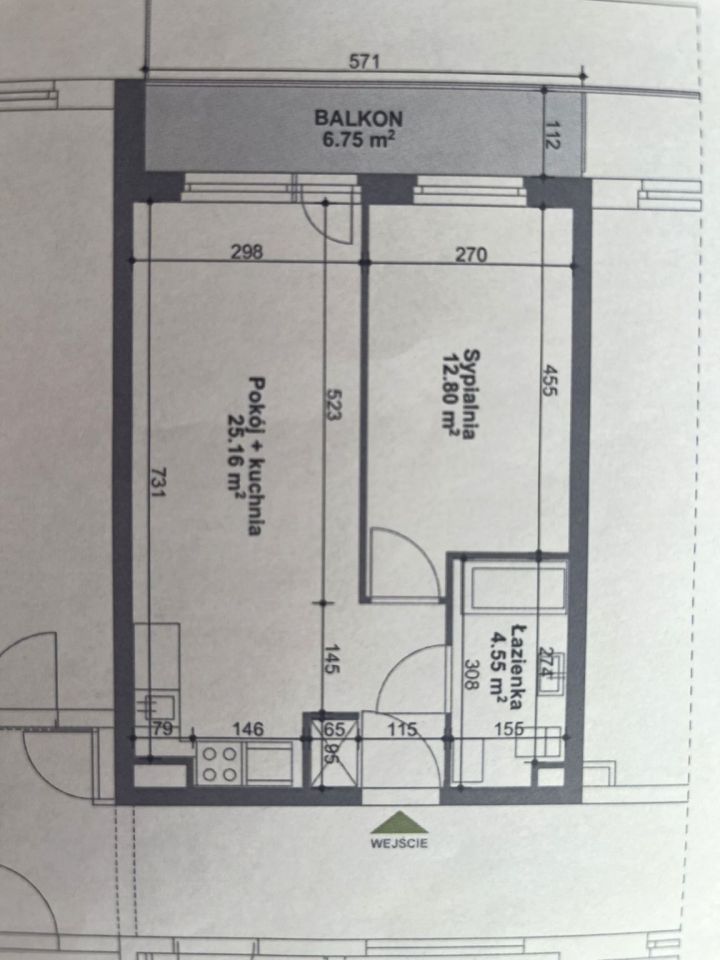 Mieszkanie 2-pokojowe Gorzów Wielkopolski, pl. Unii Europejskiej. Zdjęcie 8