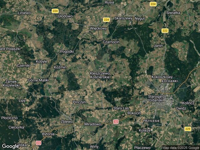 Mieszkanie 1-pokojowe Kleszczewo Kościerskie. Zdjęcie 1