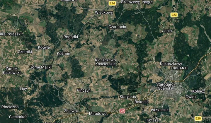 Mieszkanie 1-pokojowe Kleszczewo Kościerskie