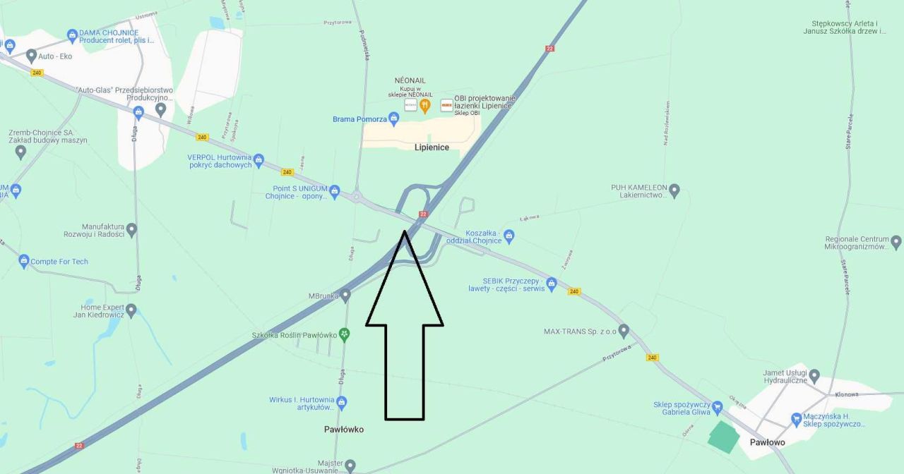 Działka inwestycyjna Pawłówko. Zdjęcie 2