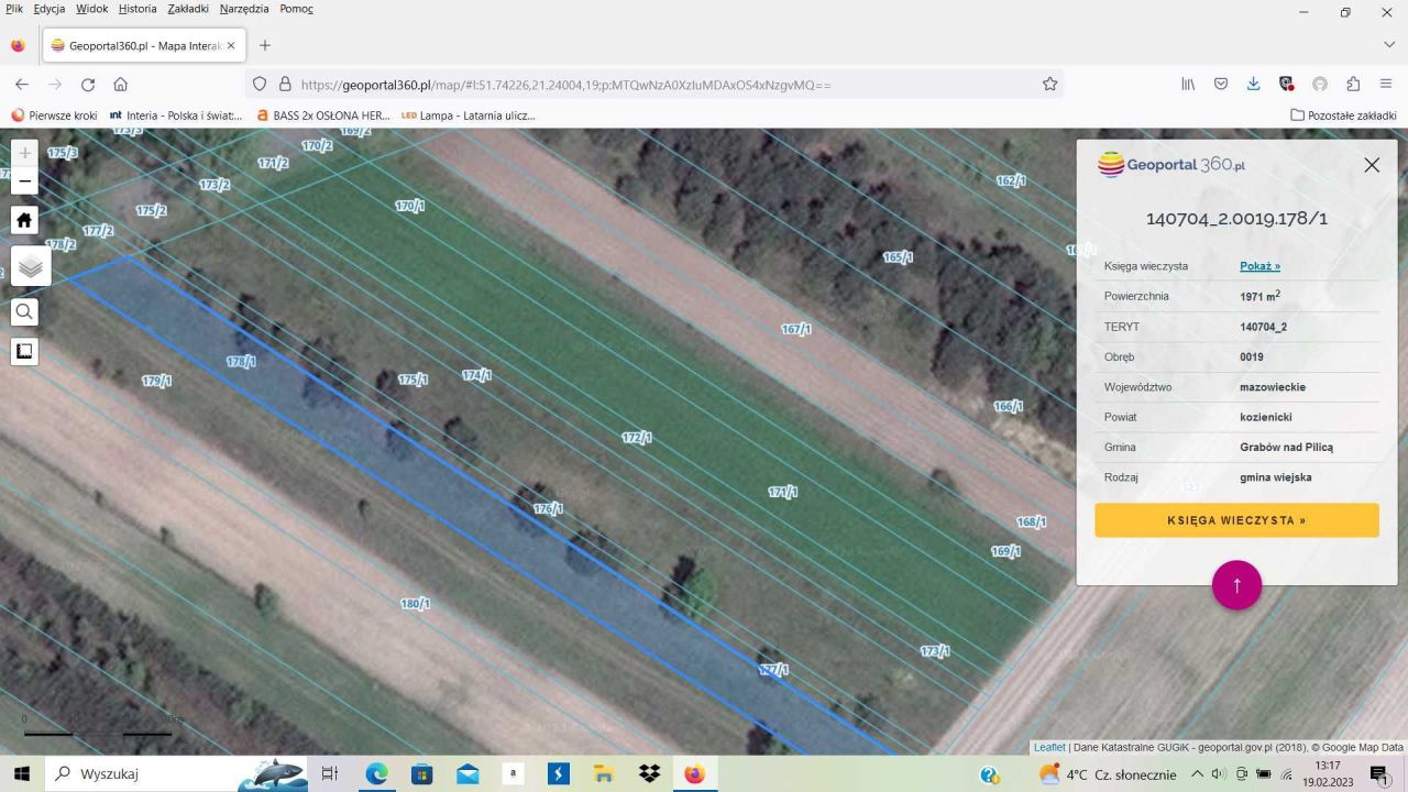 Działka rolno-budowlana Małęczyn