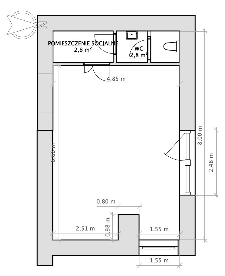 Lokal Pabianice Stare Miasto, ul. Warszawska. Zdjęcie 1