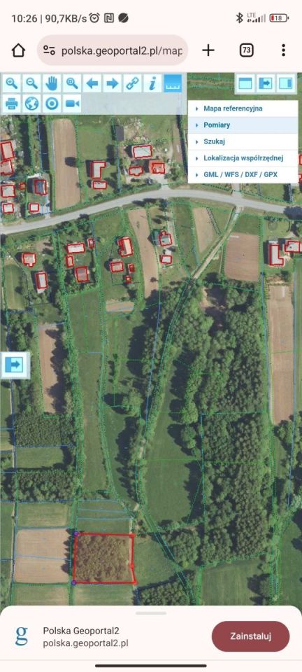 Działka budowlana Nawsie. Zdjęcie 3