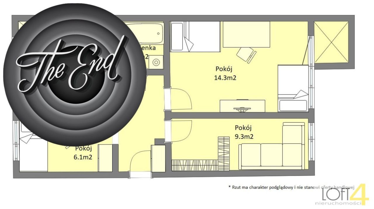 Mieszkanie 3-pokojowe Dąbrowa Tarnowska, os. Westerplatte. Zdjęcie 12