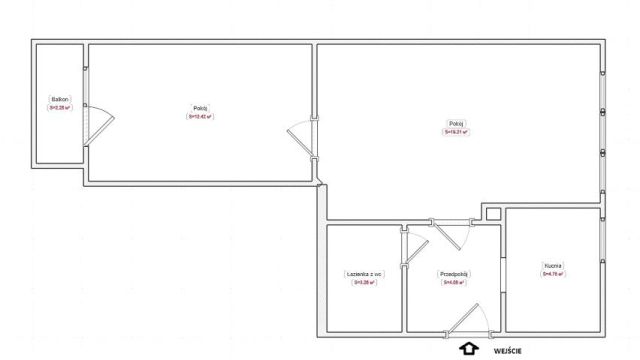 Mieszkanie 2-pokojowe Piekary Śląskie, ul. Papieża Jana Pawła II. Zdjęcie 2