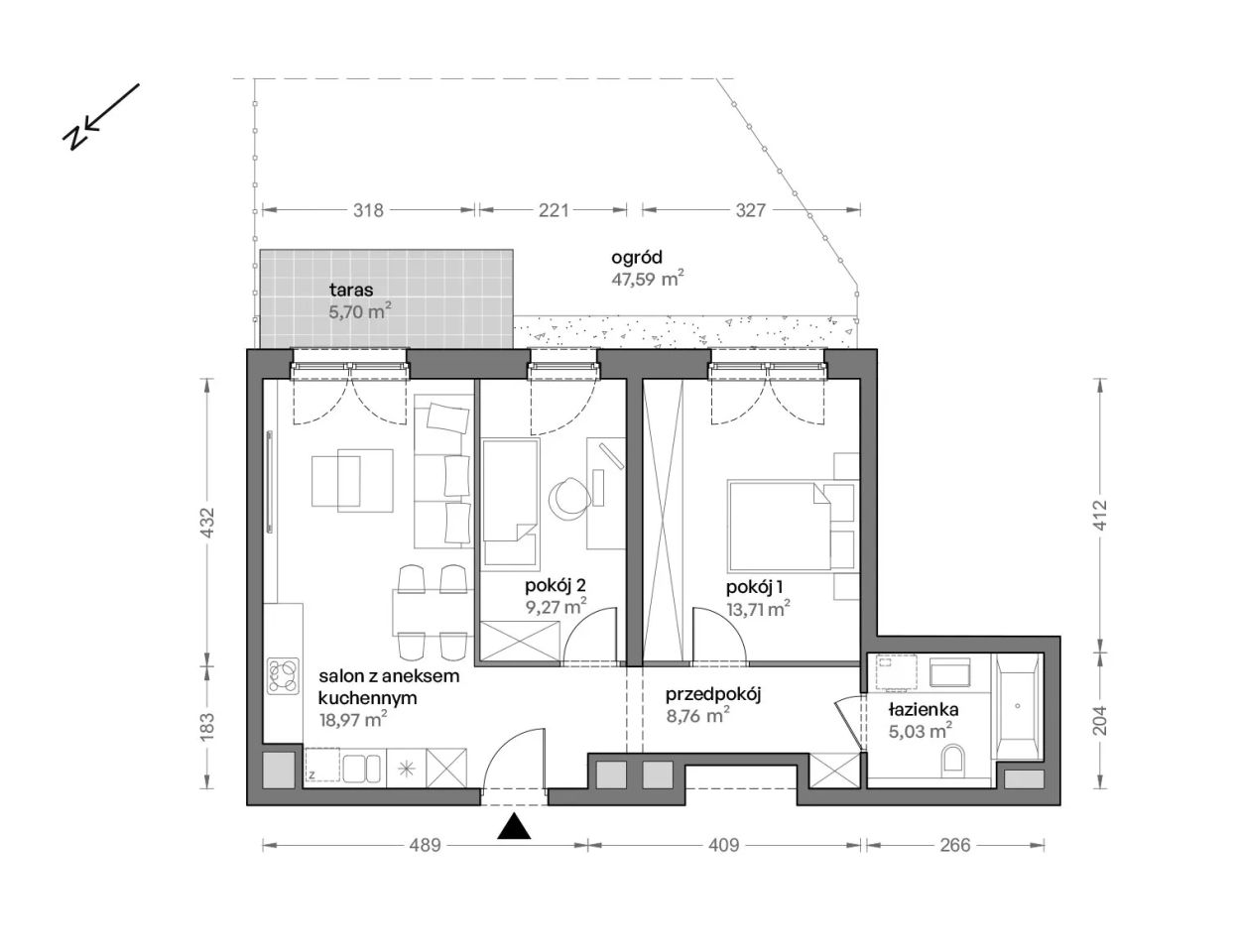 Mieszkanie 3-pokojowe Katowice Brynów, ul. Ceglana. Zdjęcie 7