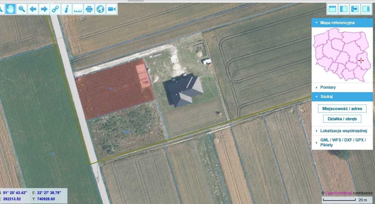 Działka budowlana Krasienin. Zdjęcie 2