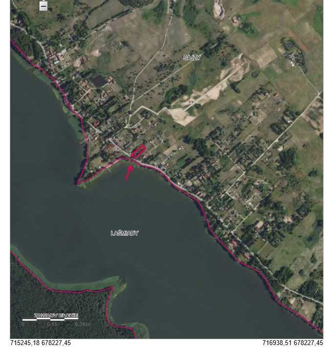 Działka budowlana Sajzy. Zdjęcie 8