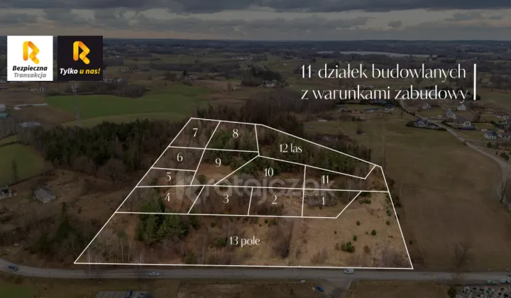 Działka budowlana Pomieczyno, ul. Kartuska