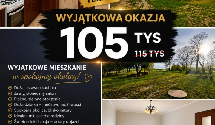 Mieszkanie 2-pokojowe Brudzawki