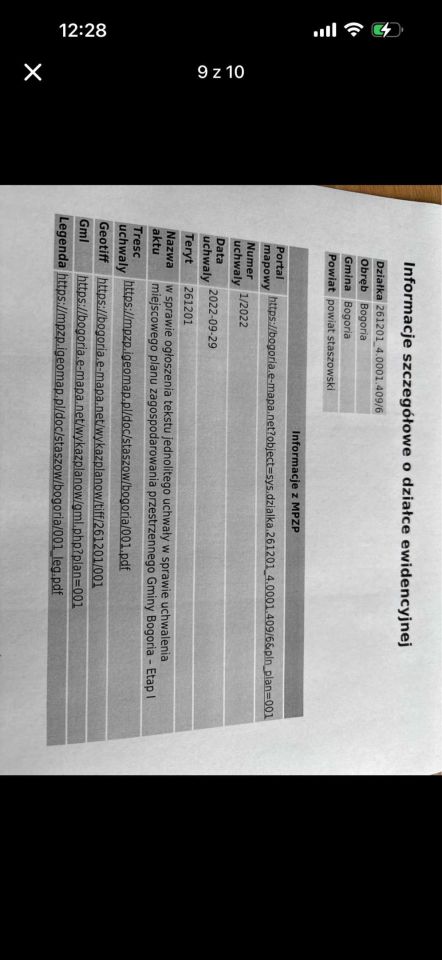 Działka budowlana Bogoria, ul. Opatowska. Zdjęcie 5
