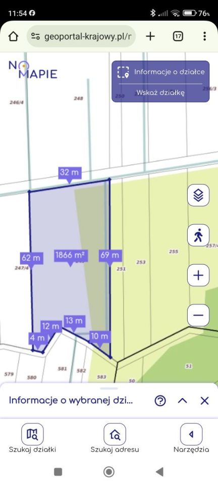 Działka rolna Wola Gródecka-Kolonia