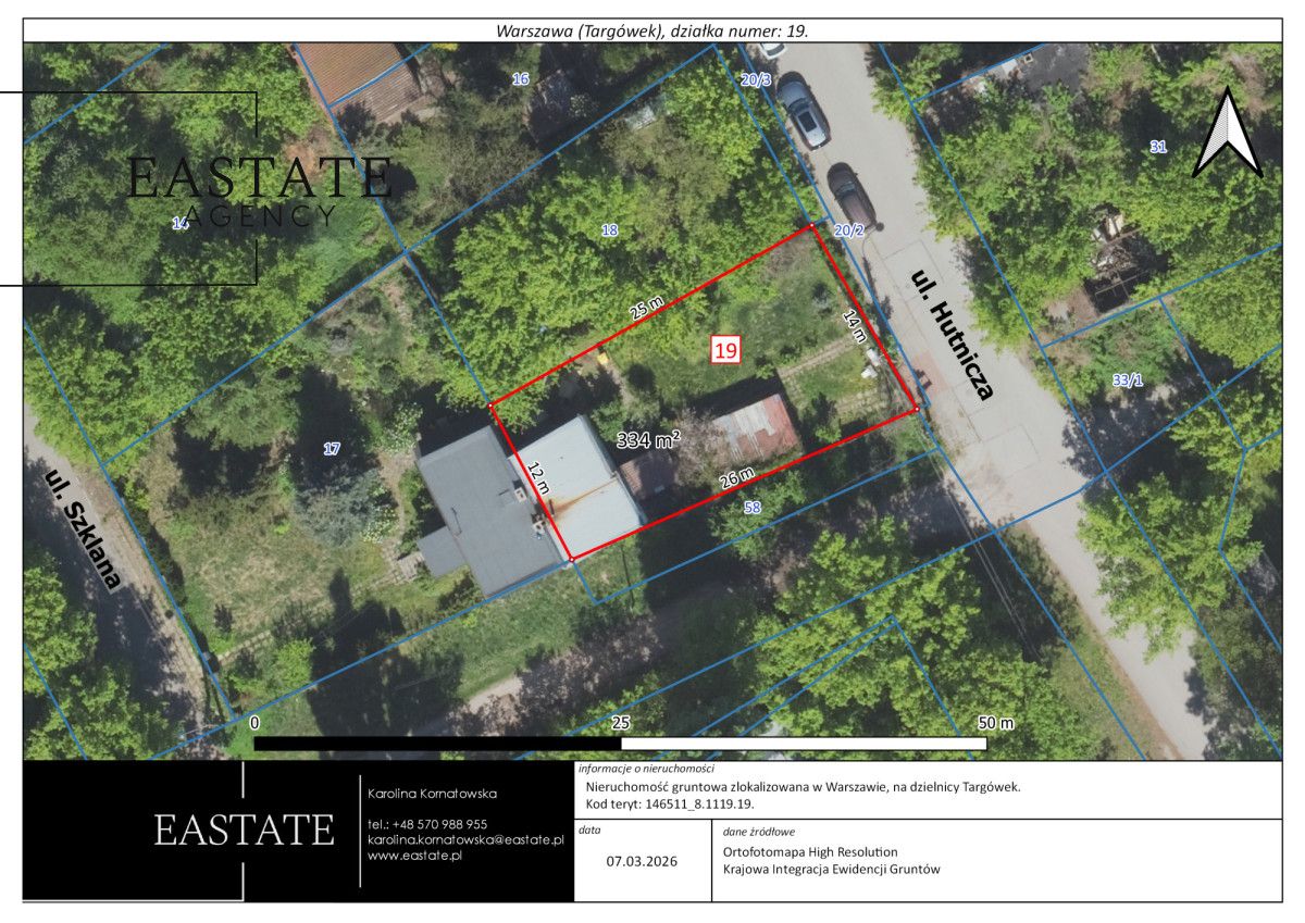 Działka inwestycyjna Warszawa Targówek, ul. Hutnicza. Zdjęcie 1