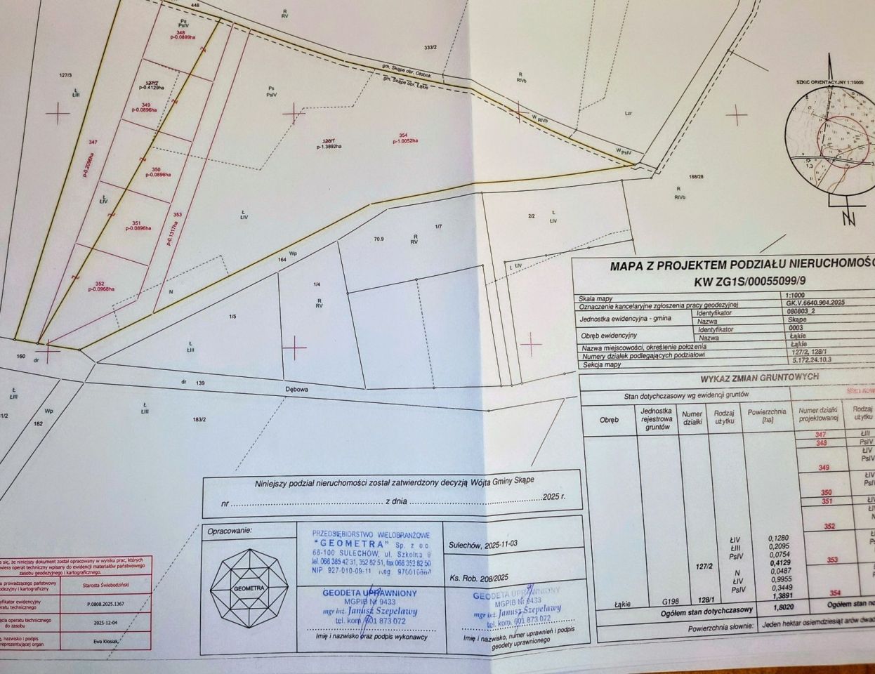 Działka budowlana Łąkie. Zdjęcie 4