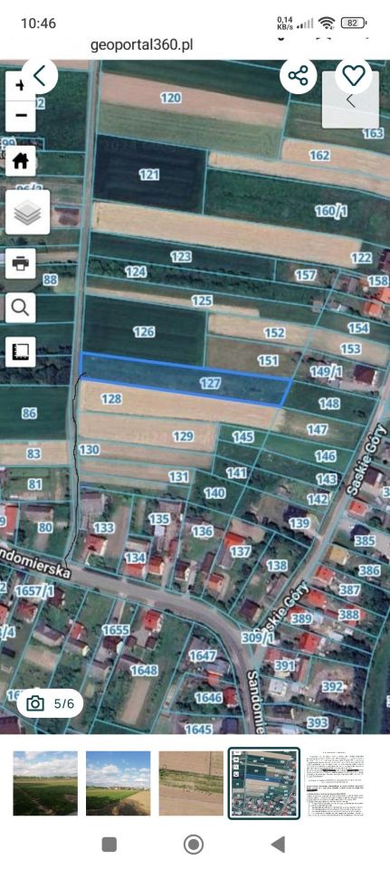 Działka budowlana Sokolniki Saskie Góry, Brak. Zdjęcie 3