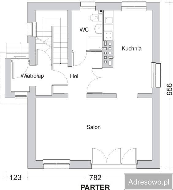 dom wolnostojący, 4 pokoje Olecko, ul. Leśna. Zdjęcie 3