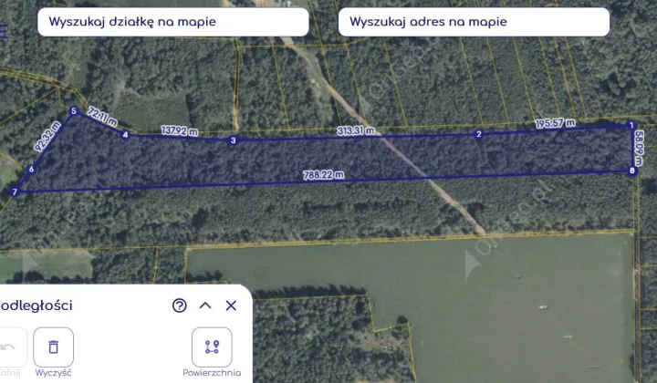 Działka leśna Kodeń Kodeń Pierwszy