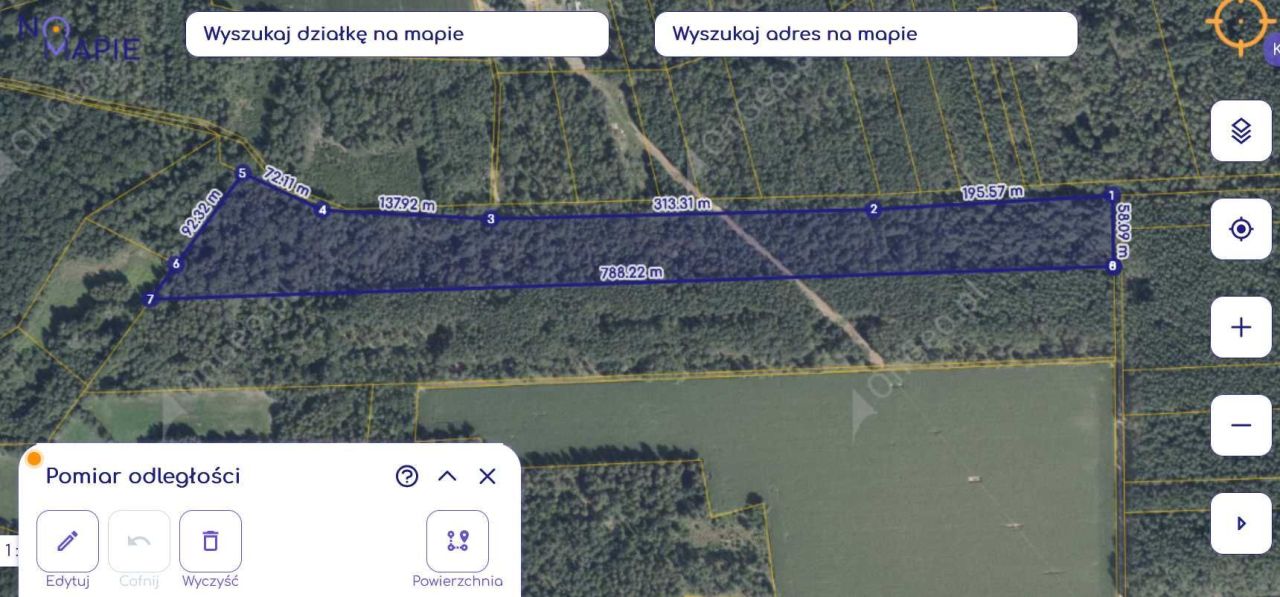 Działka leśna Kodeń Kodeń Pierwszy. Zdjęcie 1