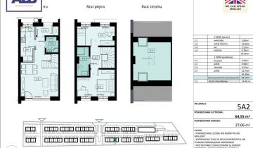 dom szeregowy, 3 pokoje Rokitnica