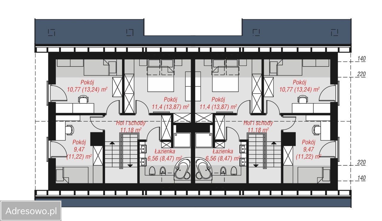 bliźniak, 5 pokoi Żdżary. Zdjęcie 4