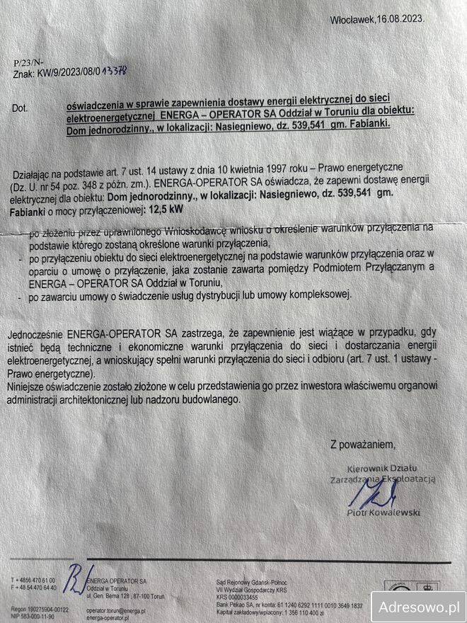 Działka rolno-budowlana Nasiegniewo. Zdjęcie 7