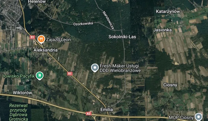 Działka rolna Adolfów, ul. Piaskowa