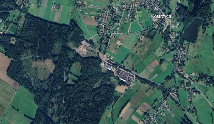 Działka inwestycyjna Kostrzyca
