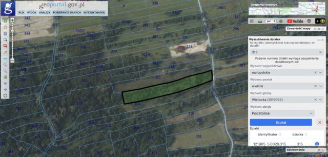 Działka budowlana Podstolice. Zdjęcie 1