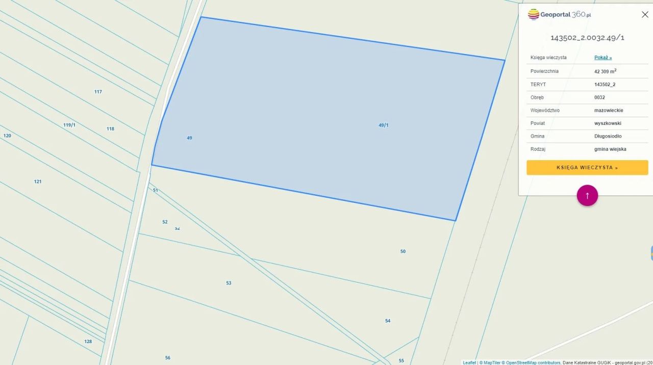 Działka leśna Stare Bosewo. Zdjęcie 5