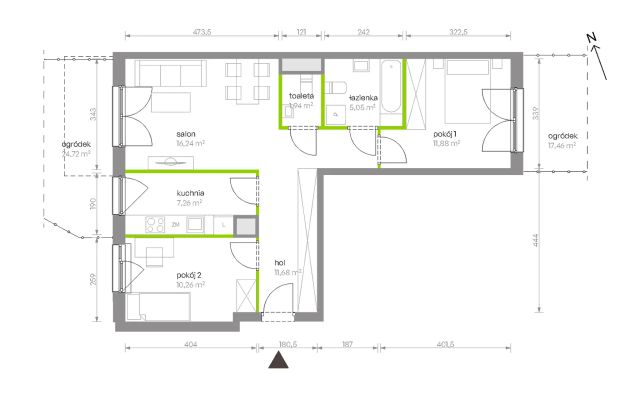 Mieszkanie 3-pokojowe Warszawa Chrzanów, ul. Szeligowska. Zdjęcie 8