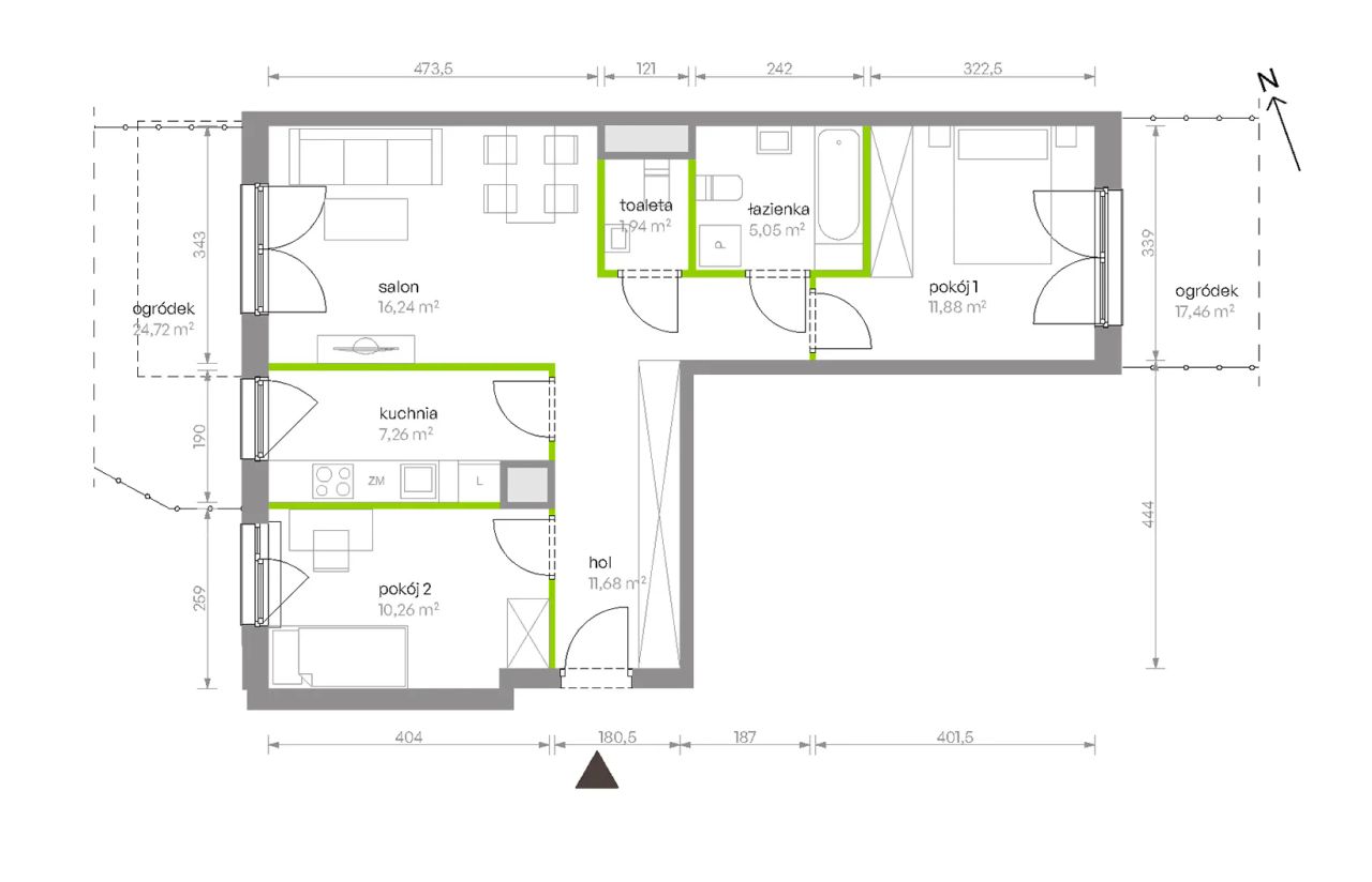Mieszkanie 3-pokojowe Warszawa Chrzanów, ul. Szeligowska. Zdjęcie 8