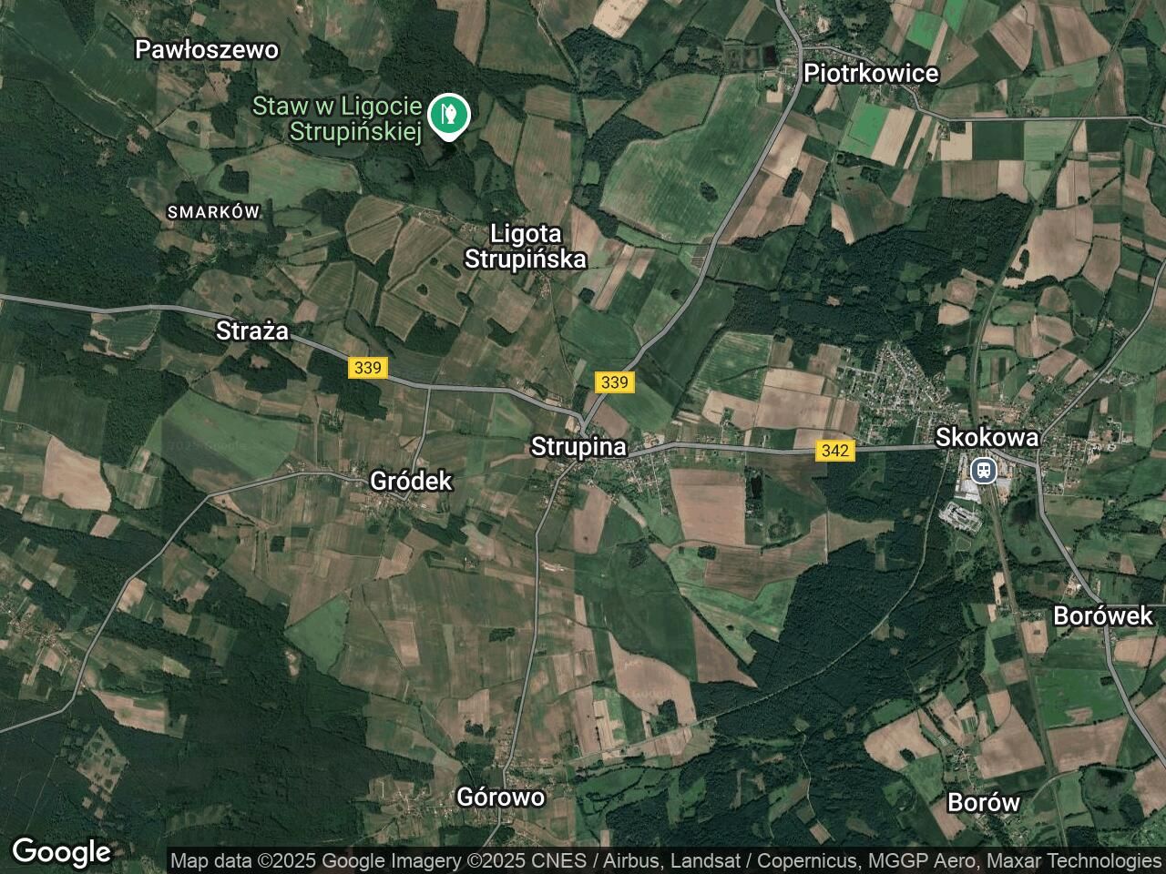 Działka budowlana Strupina