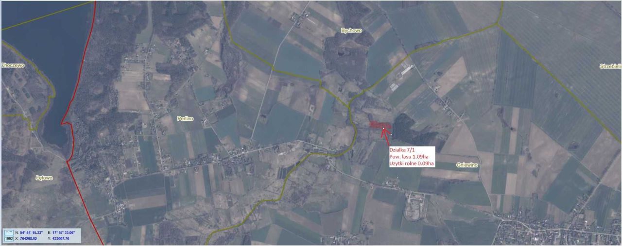 Działka leśna Gniewino, ul. Sielska