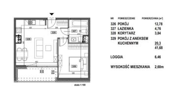 Mieszkanie 2-pokojowe Tychy Żwaków, ul. Żorska