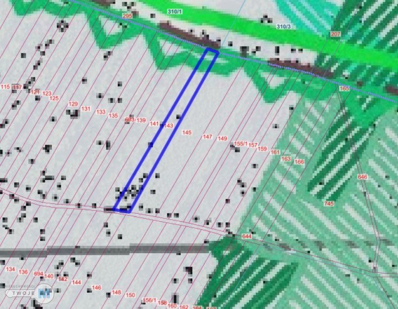 Działka leśna Osiny. Zdjęcie 7