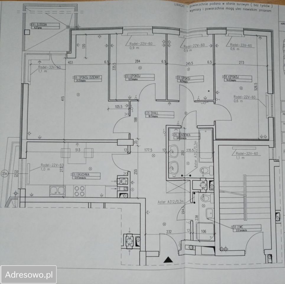 Mieszkanie 4-pokojowe Warszawa Saska Kępa, al. Stanów Zjednoczonych. Zdjęcie 4