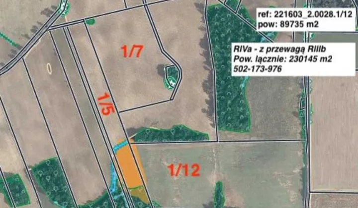 Działka rolna Skolwity