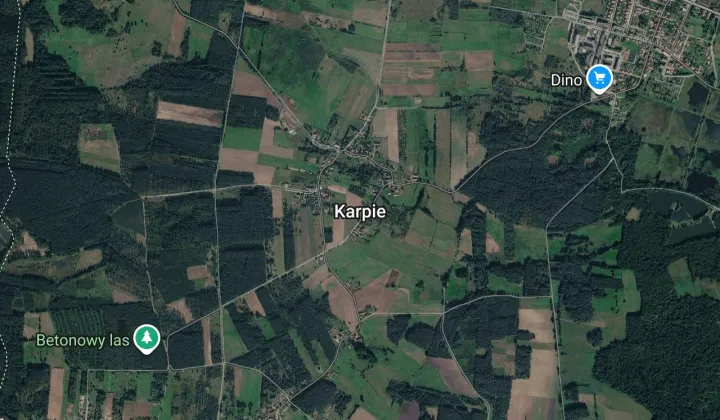 Działka budowlana Karpie