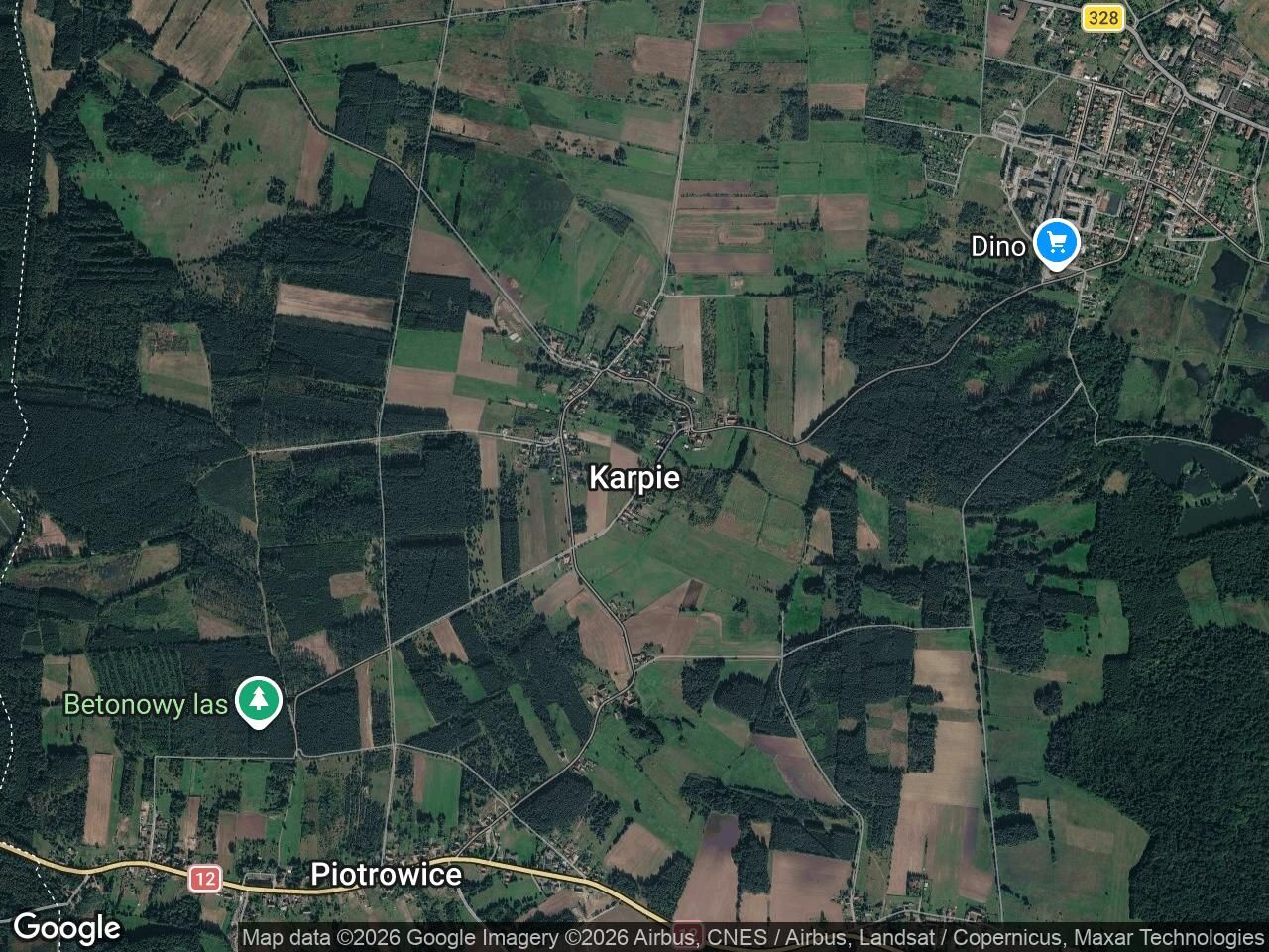Działka budowlana Karpie. Zdjęcie 1