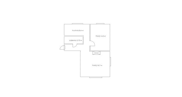 Mieszkanie 2-pokojowe Głowno Huta Józefów, os. Huta Józefów. Zdjęcie 1