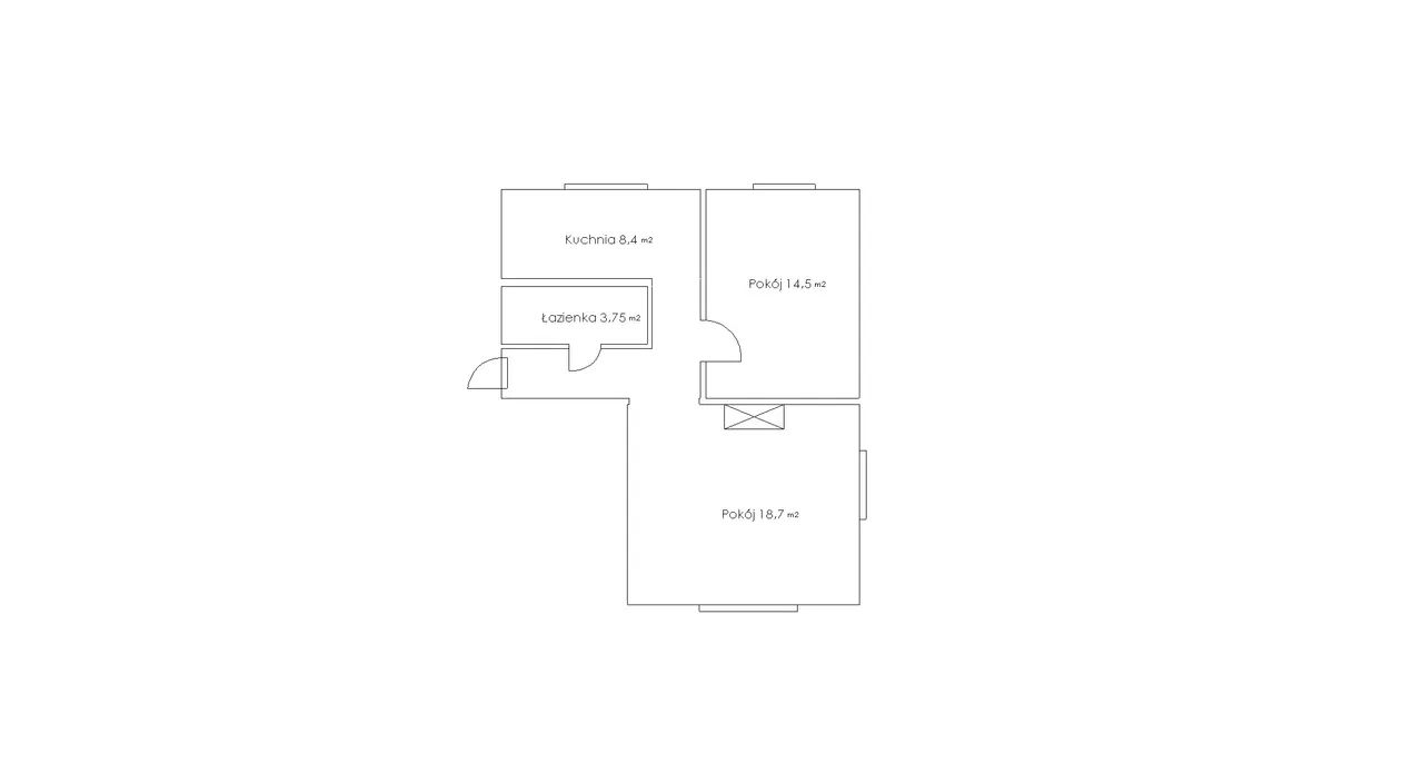 Mieszkanie 2-pokojowe Głowno Huta Józefów, os. Huta Józefów. Zdjęcie 1
