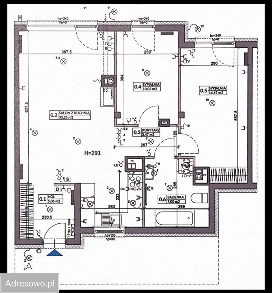 Mieszkanie 3-pokojowe Pruszków, ul. Marii Skłodowskiej-Curie. Zdjęcie 18